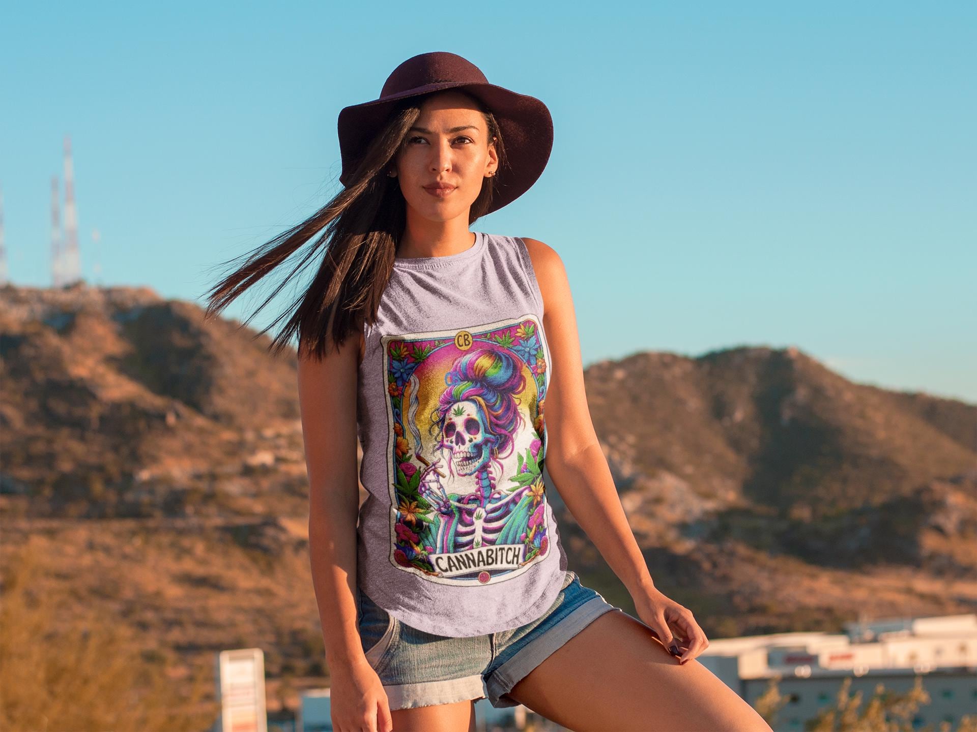 CH Boho Skull Tank Top