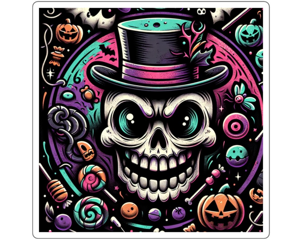 CH Skull Sticker